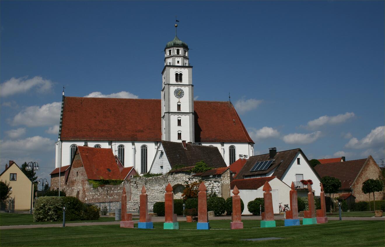 Stadtpfarrkirche St. Martin in Lauingen im Landkreis Dillingen