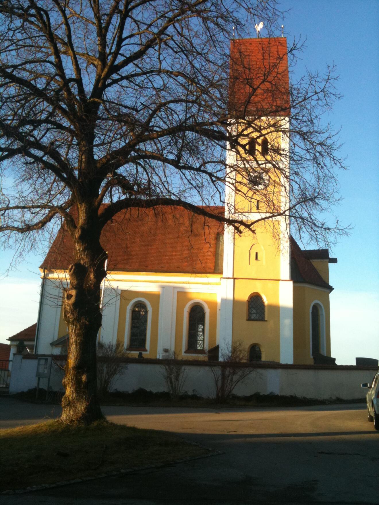 Die Dorfkirche von Hausen bei Geltendorf
