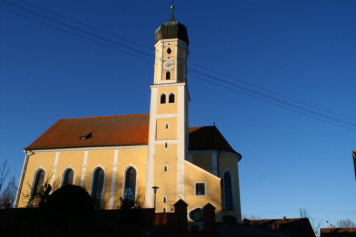 Kirche in Schwabmühlhausen Ortsteil von, Langerringen