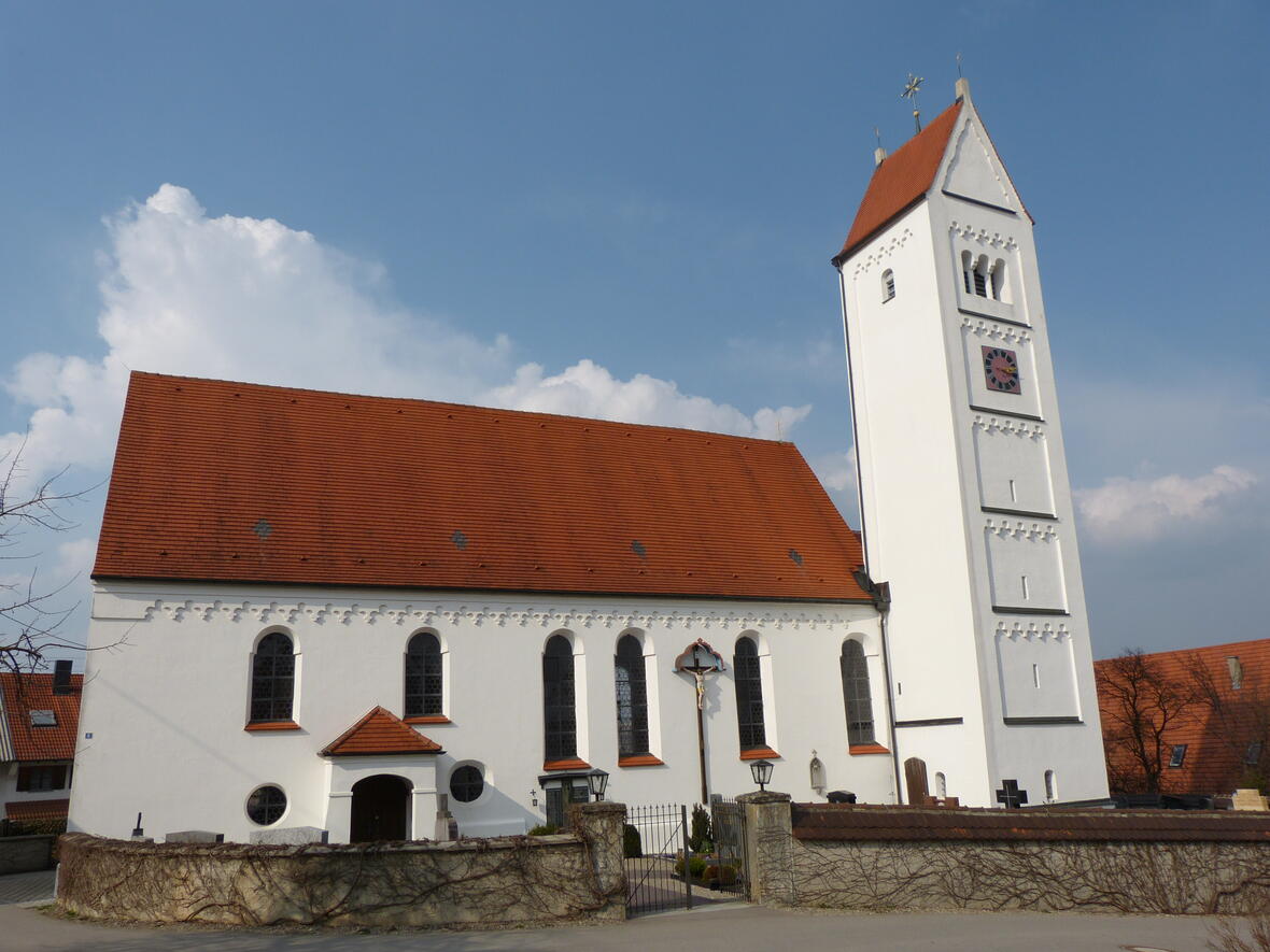 St. Gordian und Epimachus, Frechenrieden, Gemeinde Markt Rettenbach, Landkreis Unterallgäu, Bayern