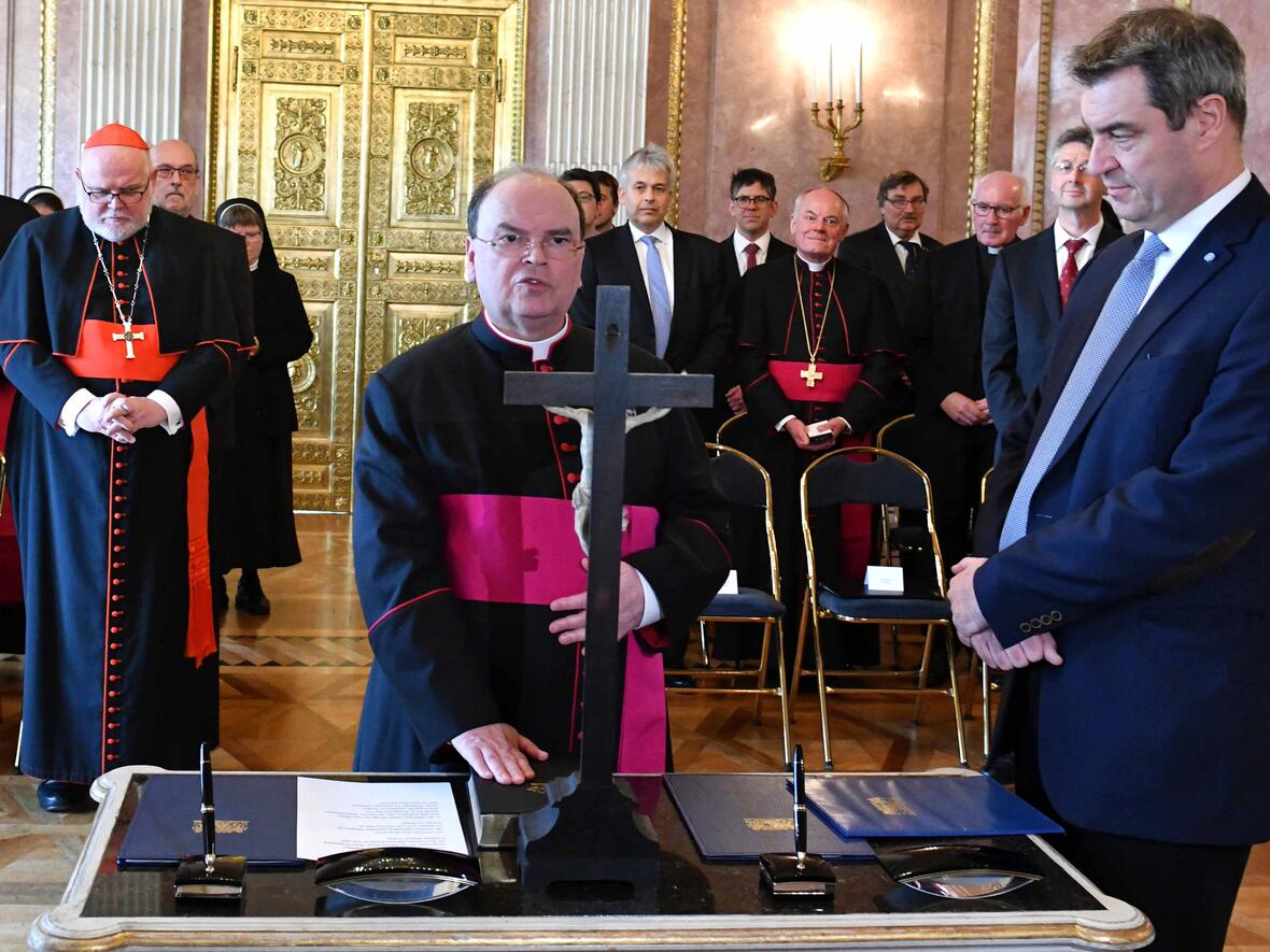Vereidigung des ernannten Bischofs von Augsburg, Prälat Dr. Bertram Meier (Fotos: Nicolas Schnall / pba)