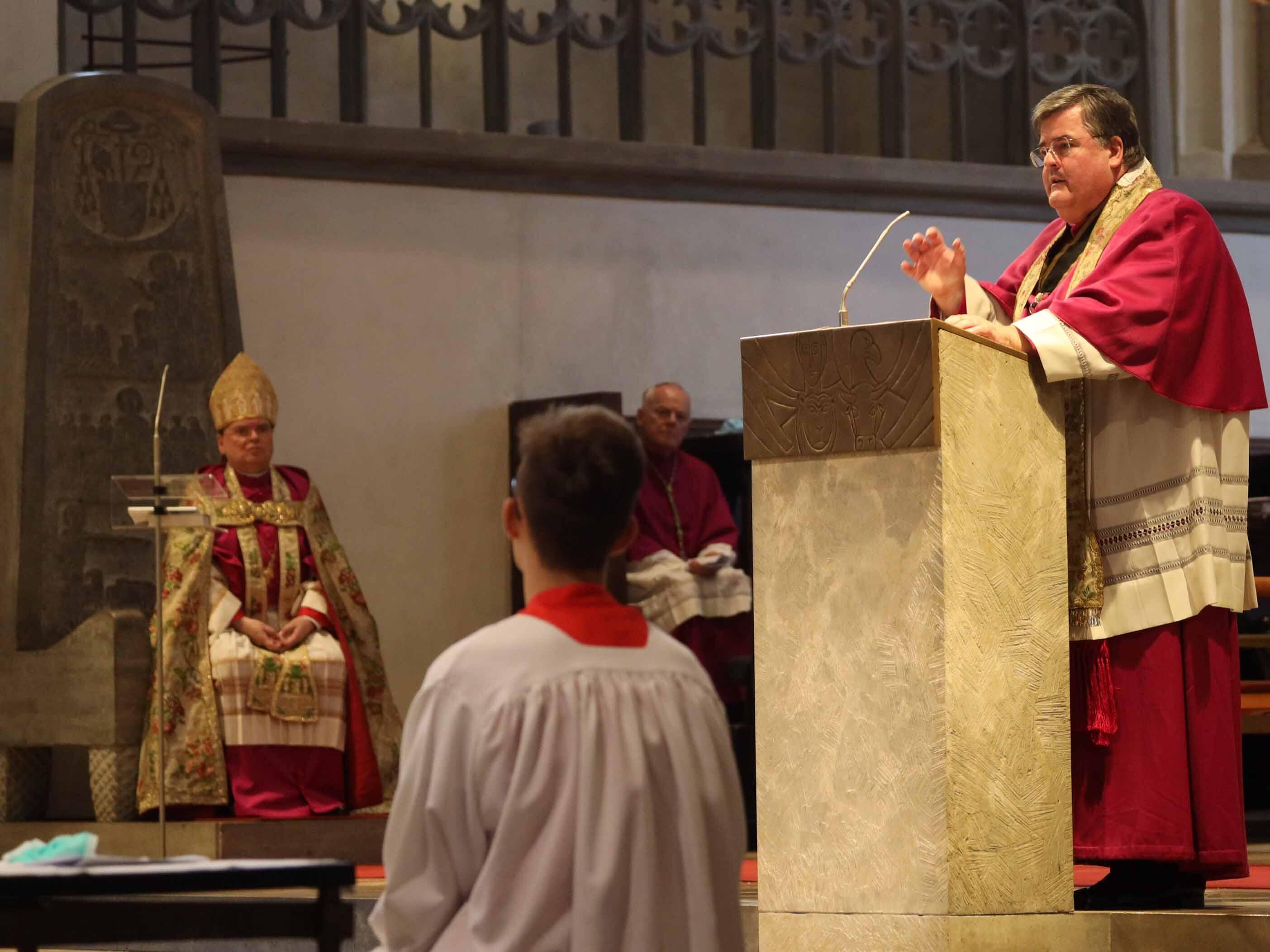 "Bleib so Mensch und werde es weiter", richtete sich Generalvikar Harald Heinrich an den Jubilar (Foto: Annette Zoepf/pba)