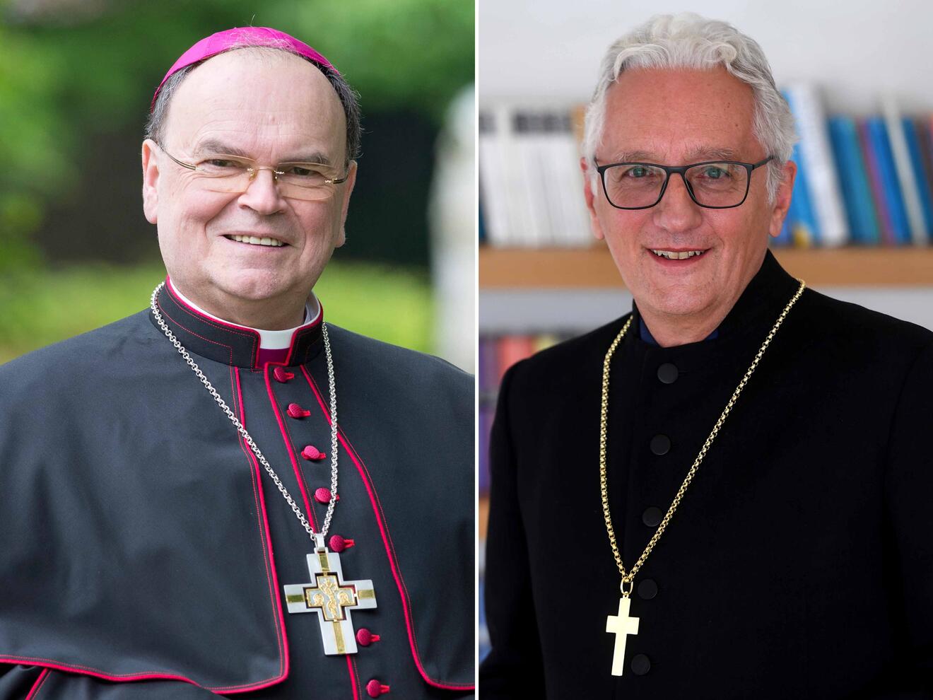 Bischof Bertram und Regionalbischof Piper. (Foto: Bernd Müller/pba_Kirchenkreis Augsburg und Schwaben)