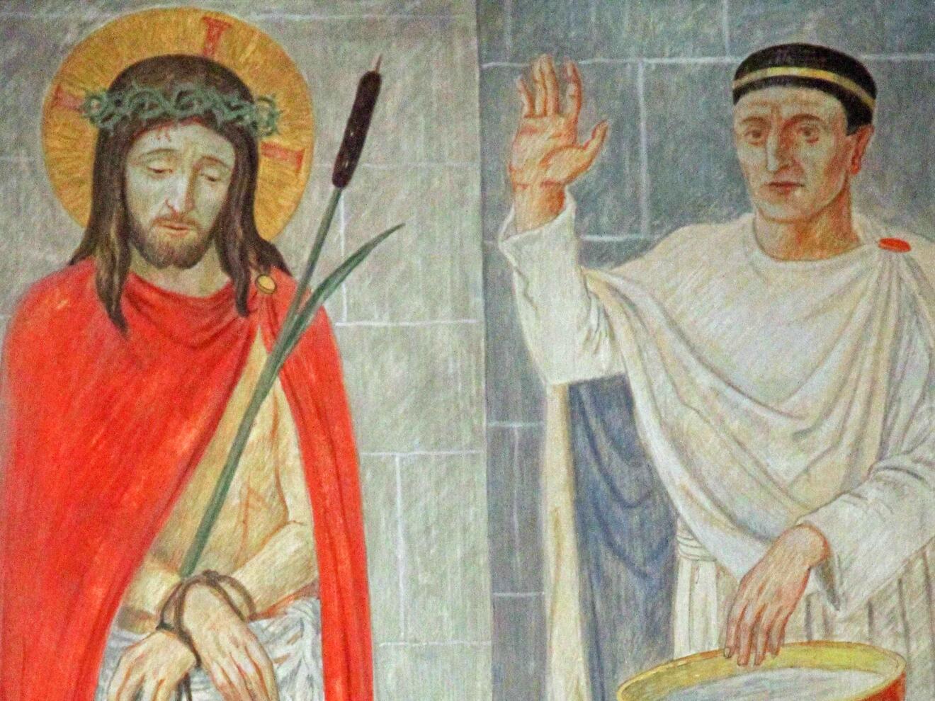 Erste Kreuzwegstation im Hohen Dom. (Foto: Daniel Jäckel / pba)
