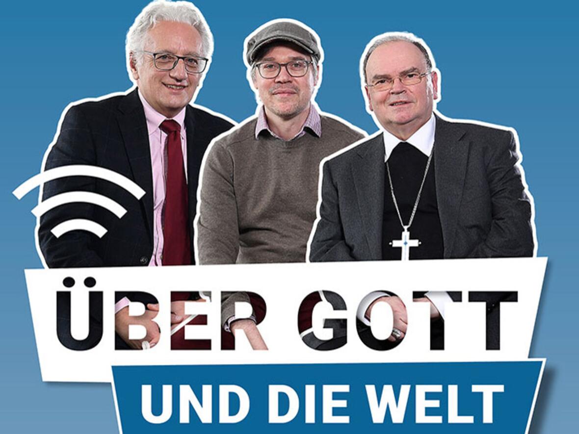 Der neue AZ-Podcast "Über Gott und die Welt". (Bild: Bernhard Weizenegger, Fotomontage in Corona-Zeiten: drei Einzelfotos montiert)