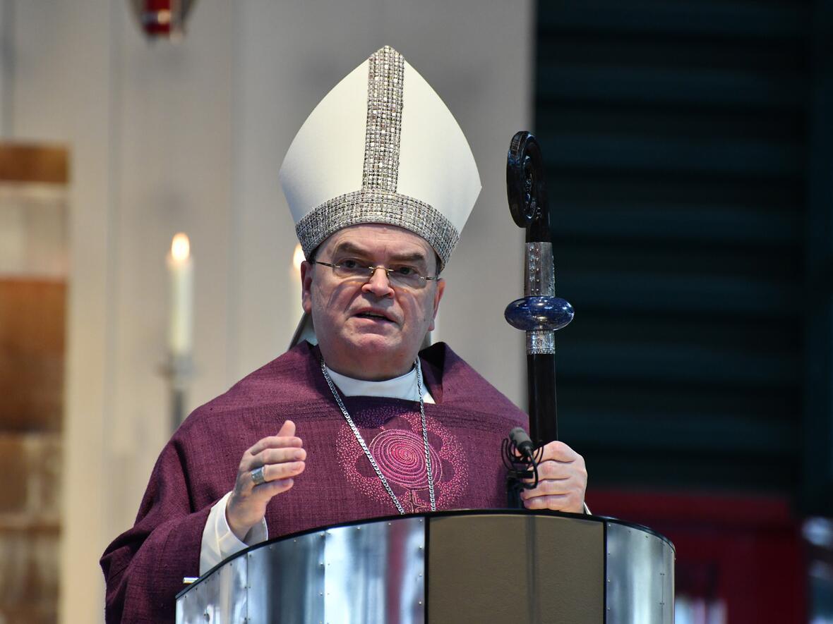 Bischof Bertram bei der Predigt zum Elendssonntag in Wigratzbad (Foto Julian Schmidt_pba) DSC_4222