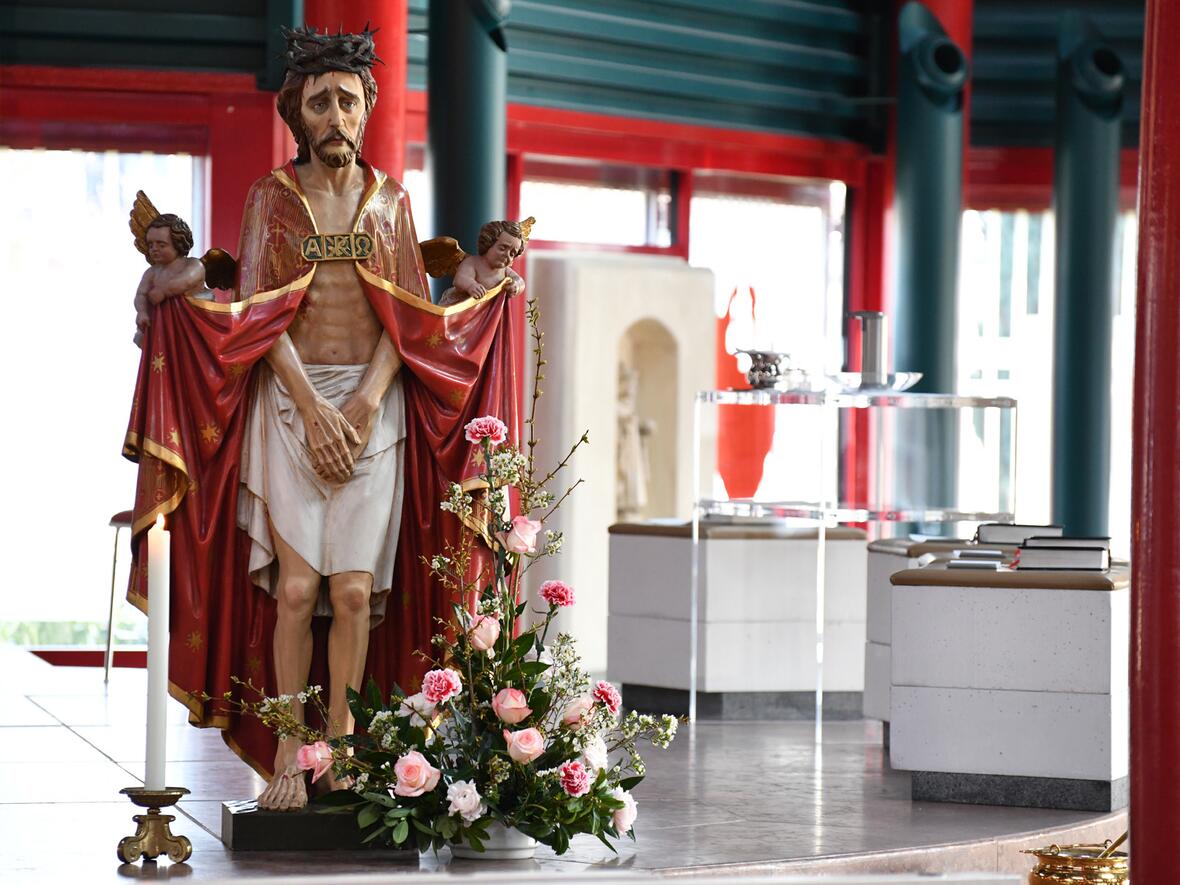 "Der Herr im Elend" in Wigratzbad (Fotos: Julian Schmidt / pba)