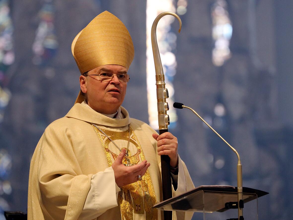 „Im Garten Gottes ist nichts und niemand gering“: Bischof Bertram feiert Ostern im Hohen Dom (Foto: Annette Zoepf / pba)
