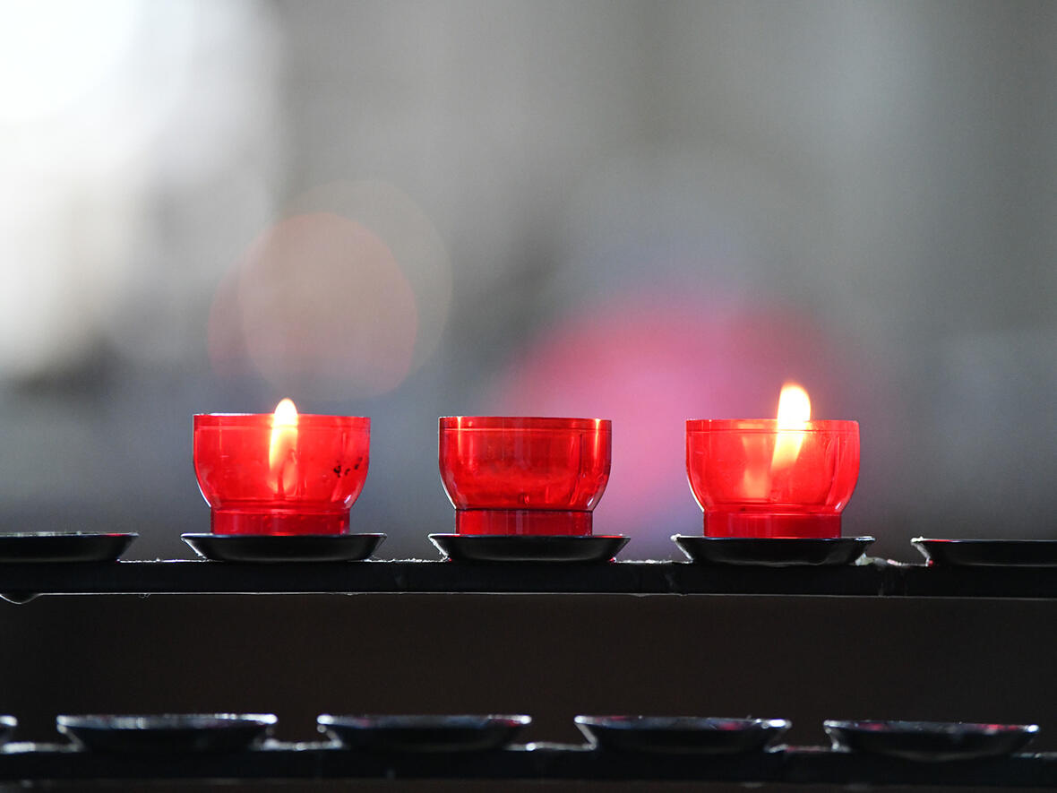 Gottesdienst zum Innehalten in der Pandemie (Foto: Julian Schmidt / pba)