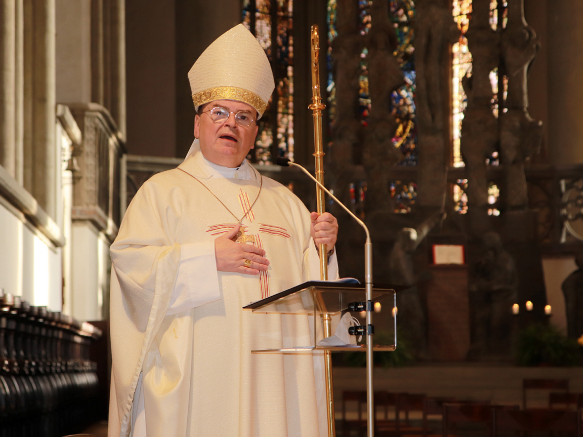Bischof Bertram: "Die Caritas ist mehr als ein sozialer Träger" (Foto und Text: Caritas Augsburg / Bernhard Gattner).