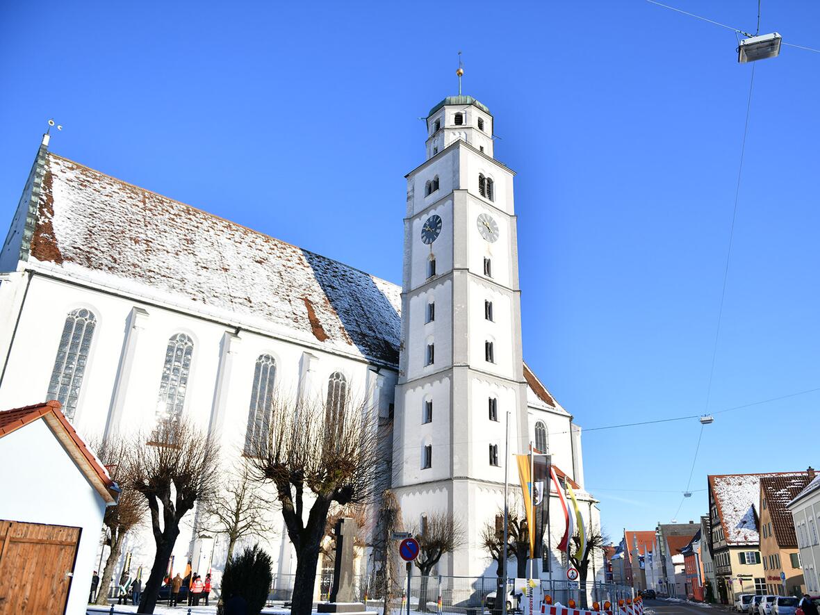 Das Martinsmünster in Lauingen.