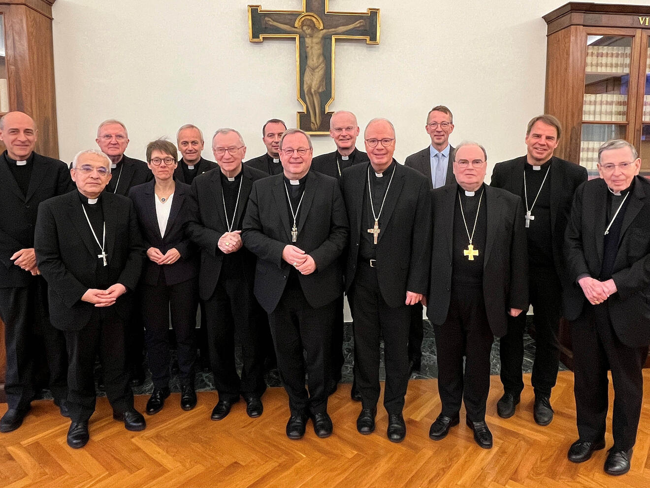 Gemeinsam im Gespräch: Die Teilnehmer der Gesprächsrunde im Vatikan (Foto: DBK).