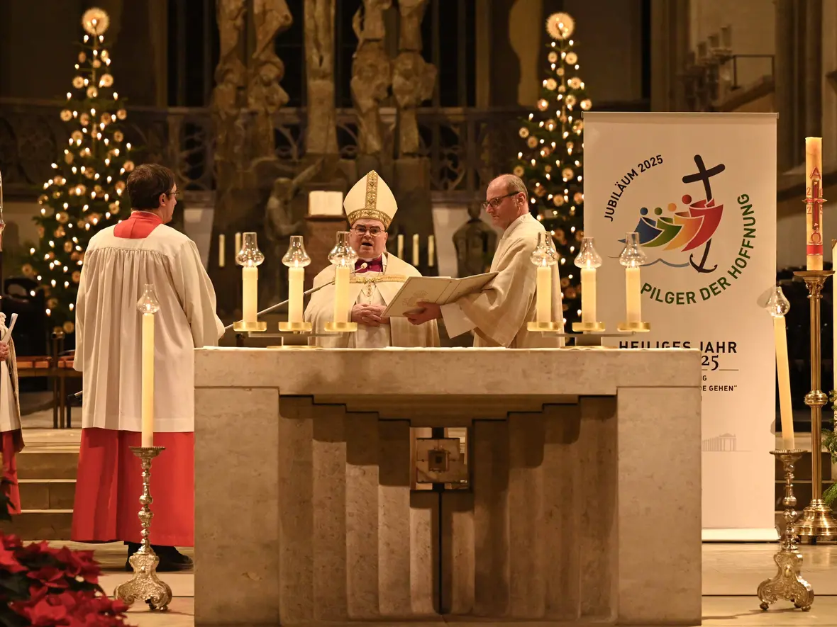 Am Silvestertag endete nicht nur das bürgerliche Jahr sondern auch das Heilige Jahr. (Fotos: Leander Stork / pba)