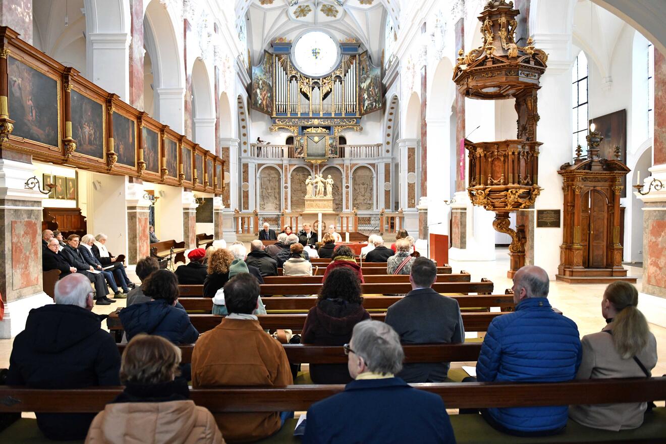 Gemeinschaftsfeier in evangelisch St. Anna im Rahmen der christlich-jüdischen Zusammenarbeit. (Fotos: Nicolas Schnall / pba)