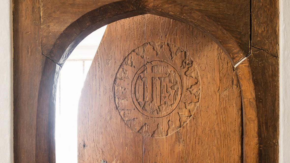 Tür aus dem Kloster Gnadenthal