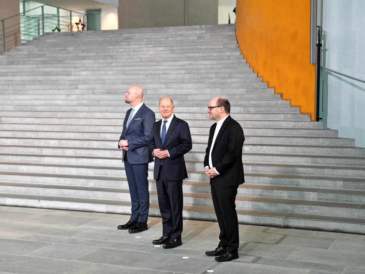 03_Sternsingergruppe aus Aresing beim Bundeskanzler (Foto Nicolas Schnall pba)