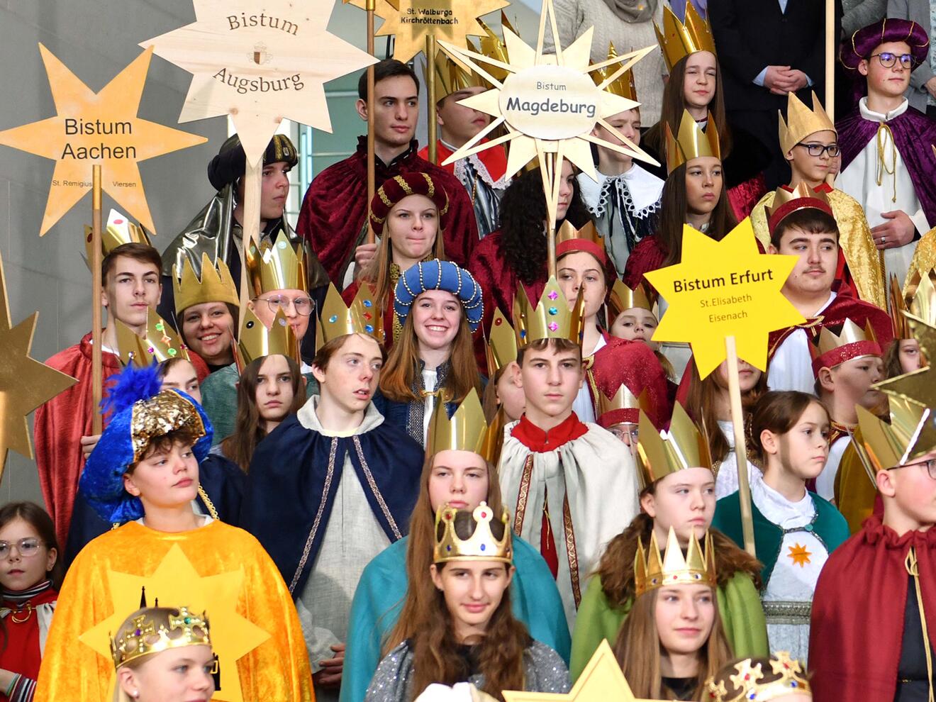 10_Sternsingergruppe aus Aresing beim Bundeskanzler (Foto Nicolas Schnall pba)