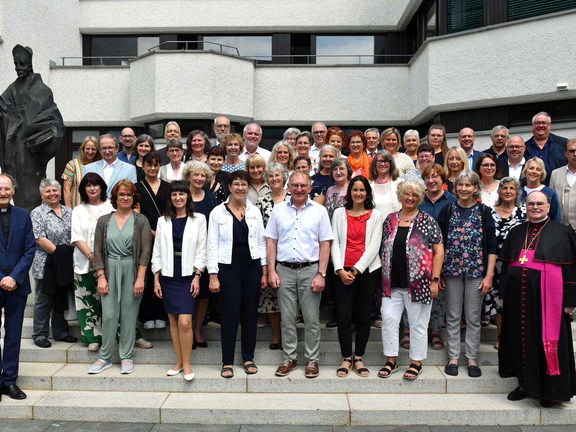 Dienstjubilare geehrt_25 und 40 Jahre im kirchlichen Dienst (Foto Nicolas Schnall pba)