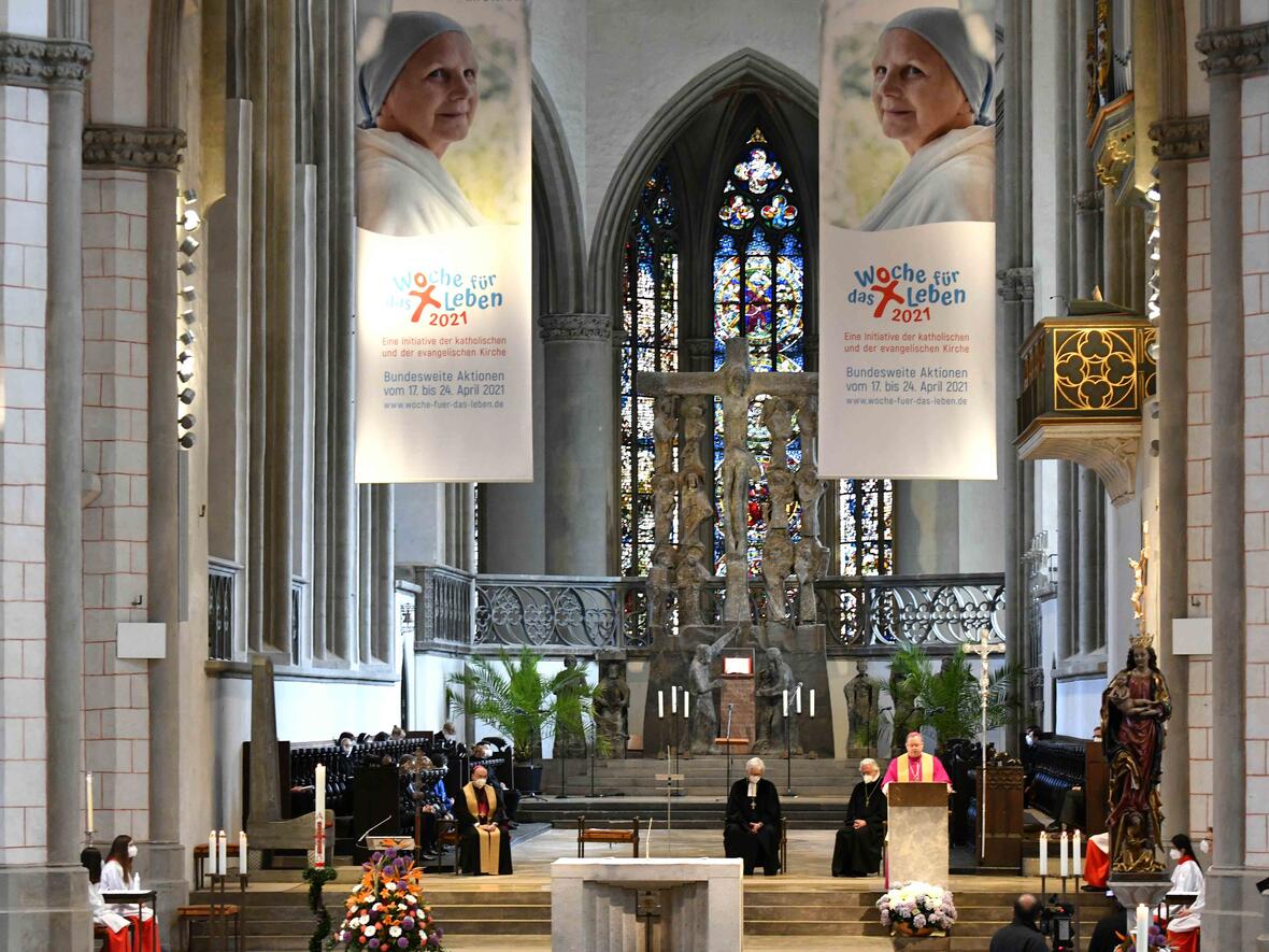 15_Eröffnungsgottesdienst der Woche für das Leben 2021 (Foto Nicolas Schnall pba)