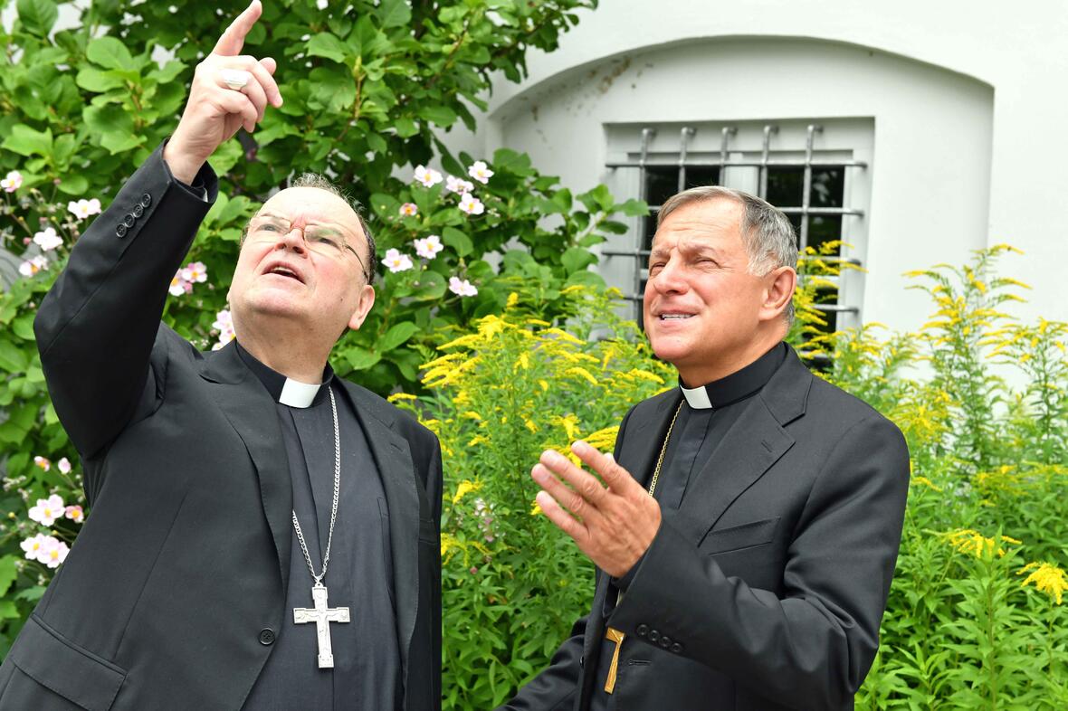 23_Alte Weggefährten aus römischen Zeiten_Der Erzbischof von Lemberg Mieczyslaw Mokrzycki zu Gast bei Bischof Bertram Meier in Augsburg (Foto Ulrich Bobinger pba)