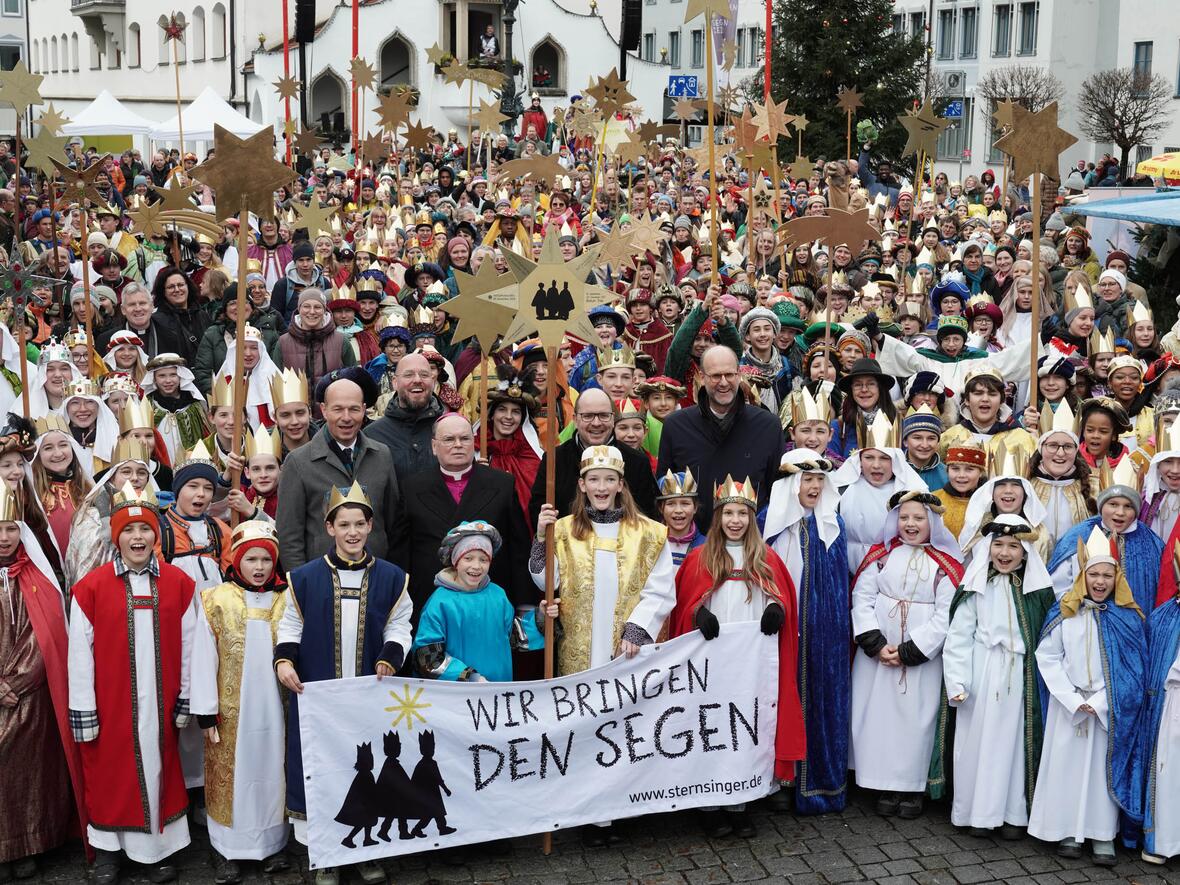 38_Bundesweite Eröffnung der Sternsingeraktion in Kempten (Foto Friedrich Stark Kindermissionswerk Die Sternsinger)