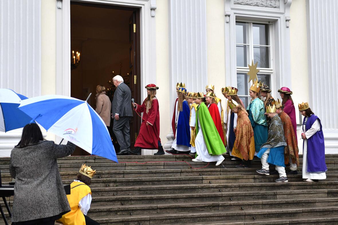 05_Sternsinger aus Kempten von Bundespräsident empfangen (Foto Nicolas Schnall pba)