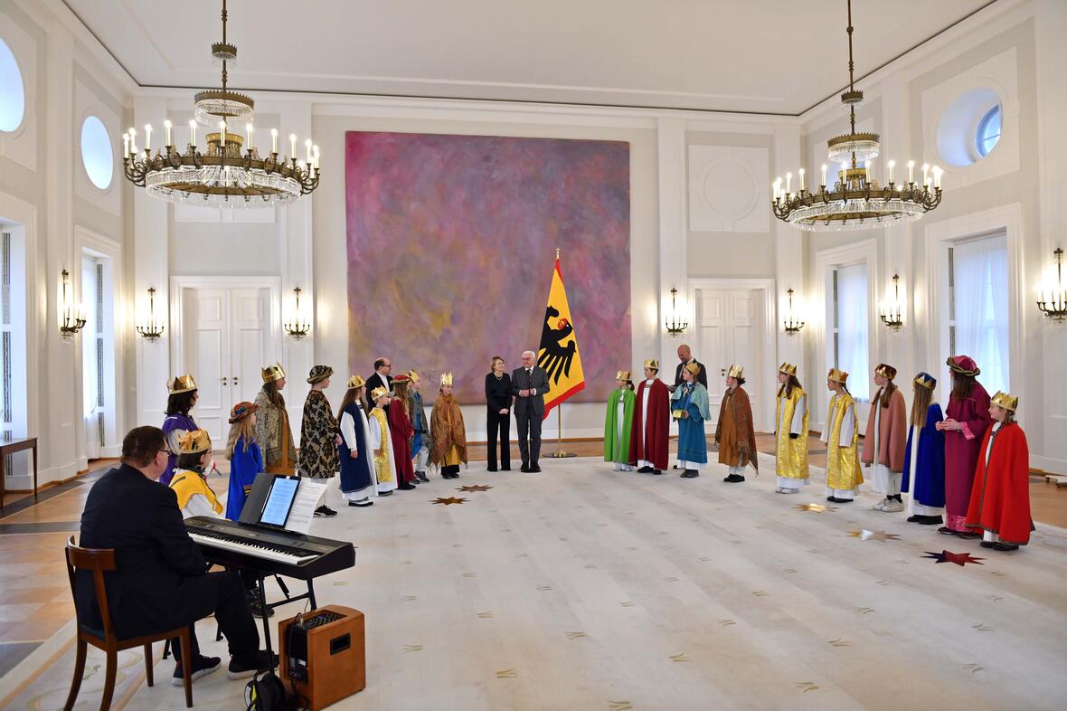 07_Sternsinger aus Kempten von Bundespräsident empfangen (Foto Nicolas Schnall pba)