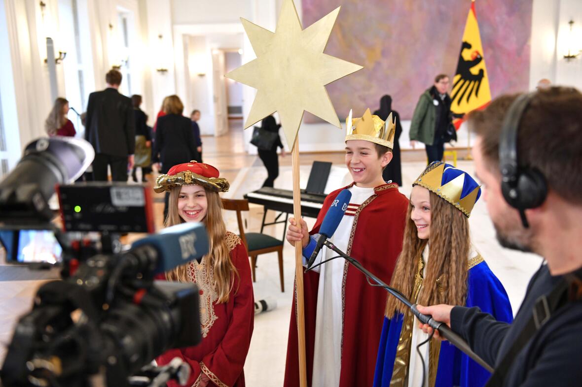 08_Sternsinger aus Kempten von Bundespräsident empfangen (Foto Nicolas Schnall pba)