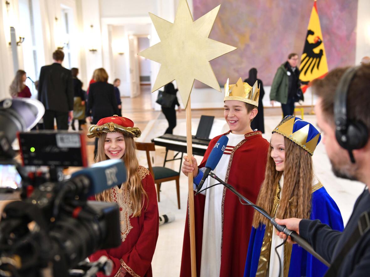 08_Sternsinger aus Kempten von Bundespräsident empfangen (Foto Nicolas Schnall pba)
