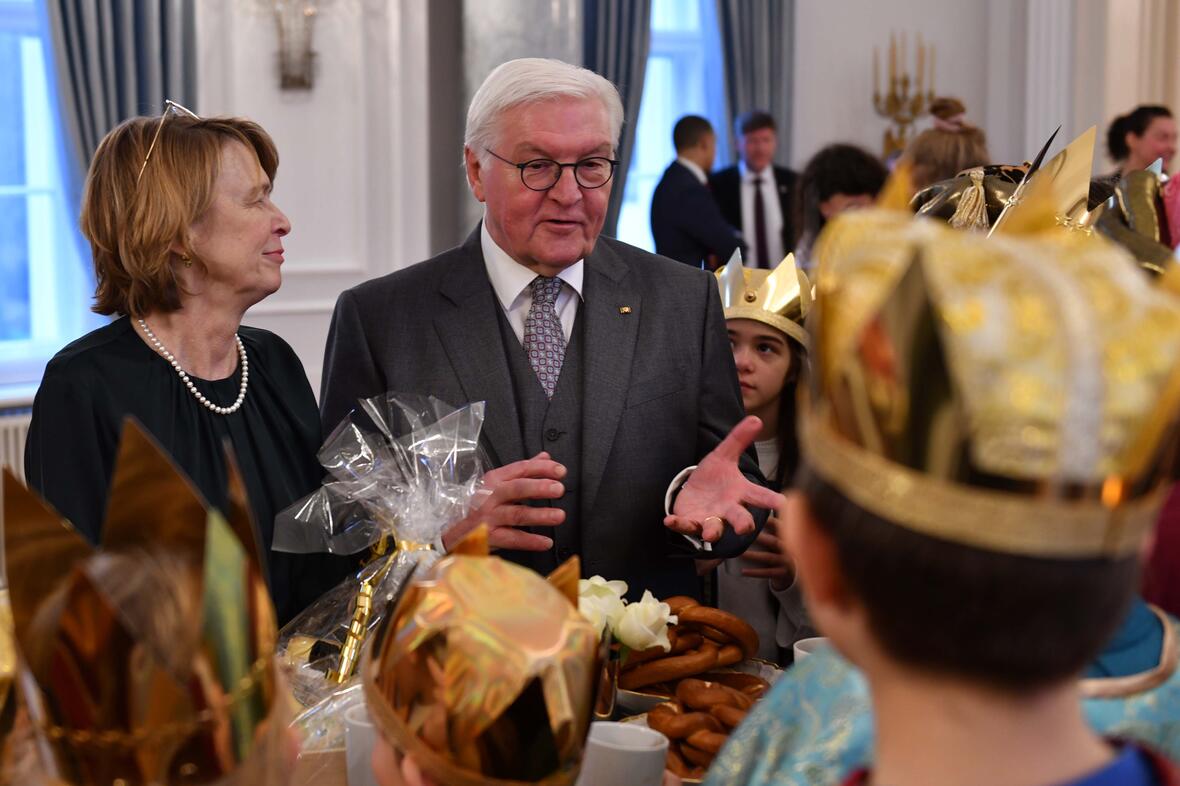 13_Sternsinger aus Kempten von Bundespräsident empfangen (Foto Nicolas Schnall pba)