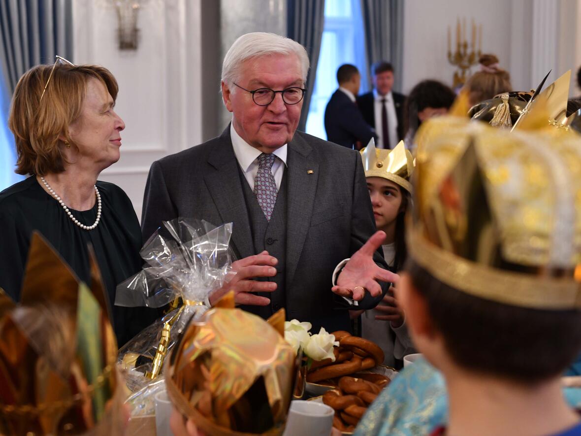 13_Sternsinger aus Kempten von Bundespräsident empfangen (Foto Nicolas Schnall pba)