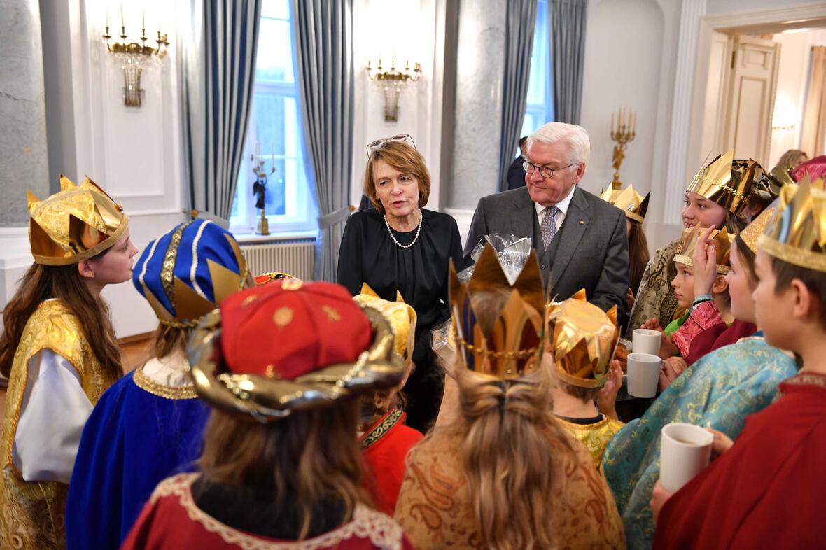 15_Sternsinger aus Kempten von Bundespräsident empfangen (Foto Nicolas Schnall pba)