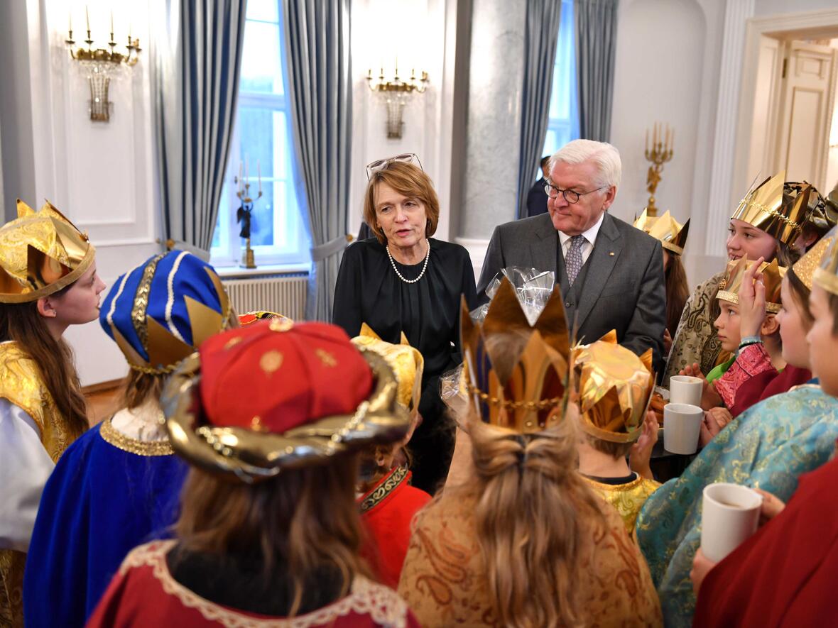 15_Sternsinger aus Kempten von Bundespräsident empfangen (Foto Nicolas Schnall pba)