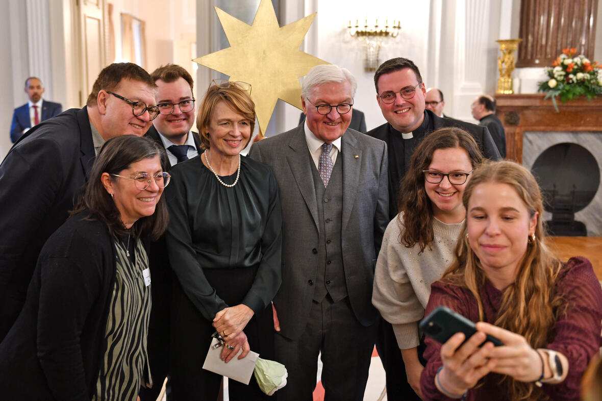 17_Sternsinger aus Kempten von Bundespräsident empfangen (Foto Nicolas Schnall pba)
