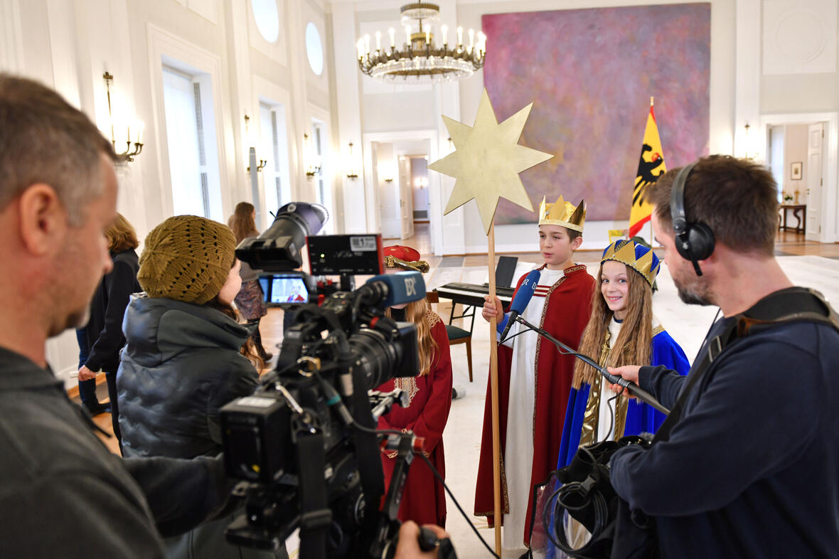 20_Sternsinger aus Kempten von Bundespräsident empfangen (Foto Nicolas Schnall pba)