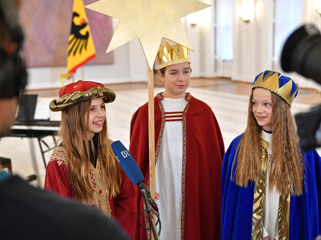 21_Sternsinger aus Kempten von Bundespräsident empfangen (Foto Nicolas Schnall pba)