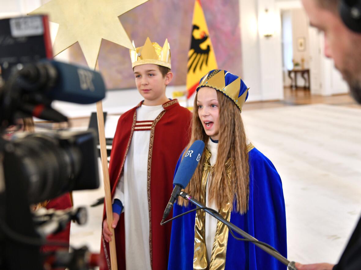 26_Sternsinger aus Kempten von Bundespräsident empfangen (Foto Nicolas Schnall pba)