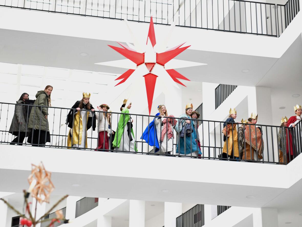 27_Sternsinger aus Kempten von Bundespräsident empfangen (Foto Nicolas Schnall pba)