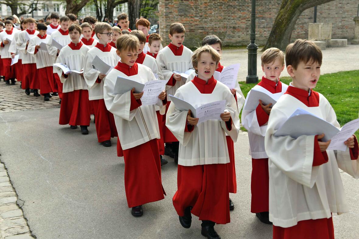 Palmsonntag im Augsburger Dom (Foto Nicolas Schnall pba) 2