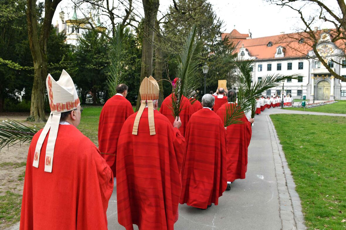 Palmsonntag im Augsburger Dom (Foto Nicolas Schnall pba) 3