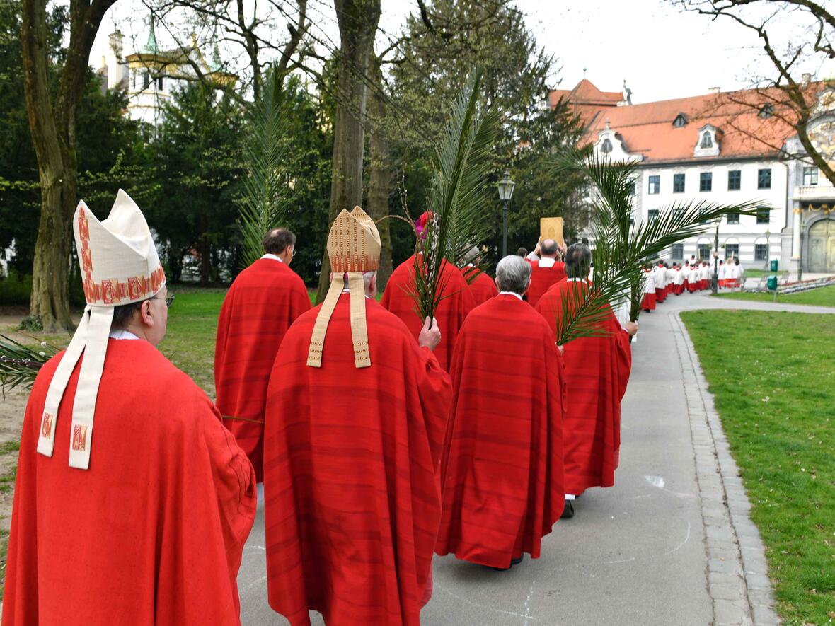 Palmsonntag im Augsburger Dom (Foto Nicolas Schnall pba) 3