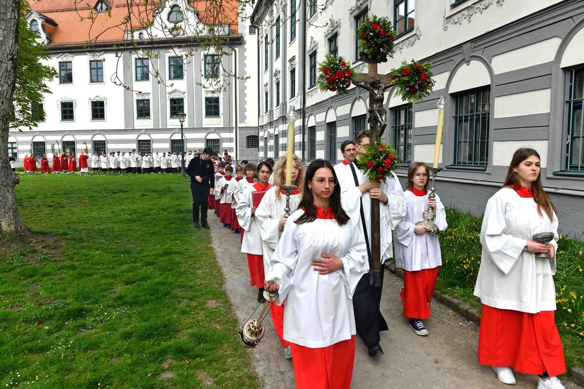 Palmsonntag im Augsburger Dom (Foto Nicolas Schnall pba) 4