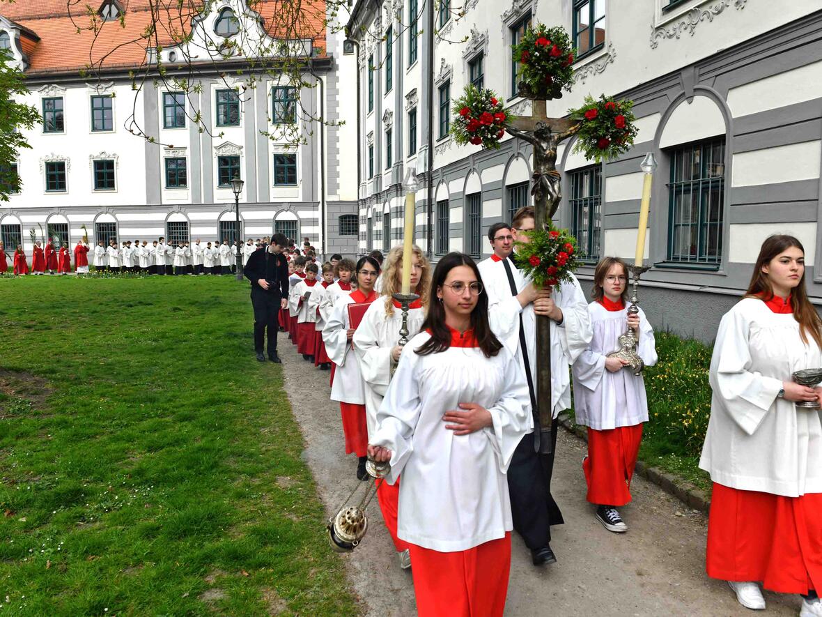 Palmsonntag im Augsburger Dom (Foto Nicolas Schnall pba) 4