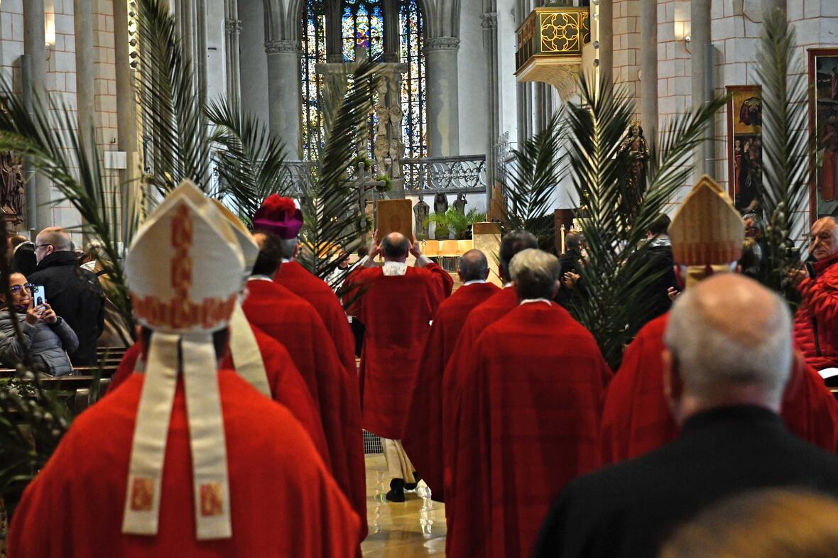 Palmsonntag im Augsburger Dom (Foto Nicolas Schnall pba) 7