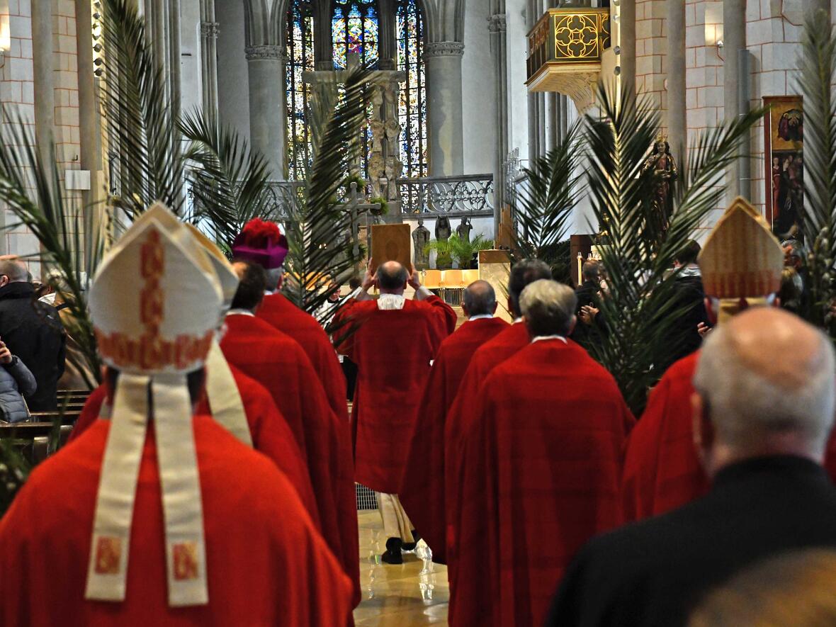 Palmsonntag im Augsburger Dom (Foto Nicolas Schnall pba) 7
