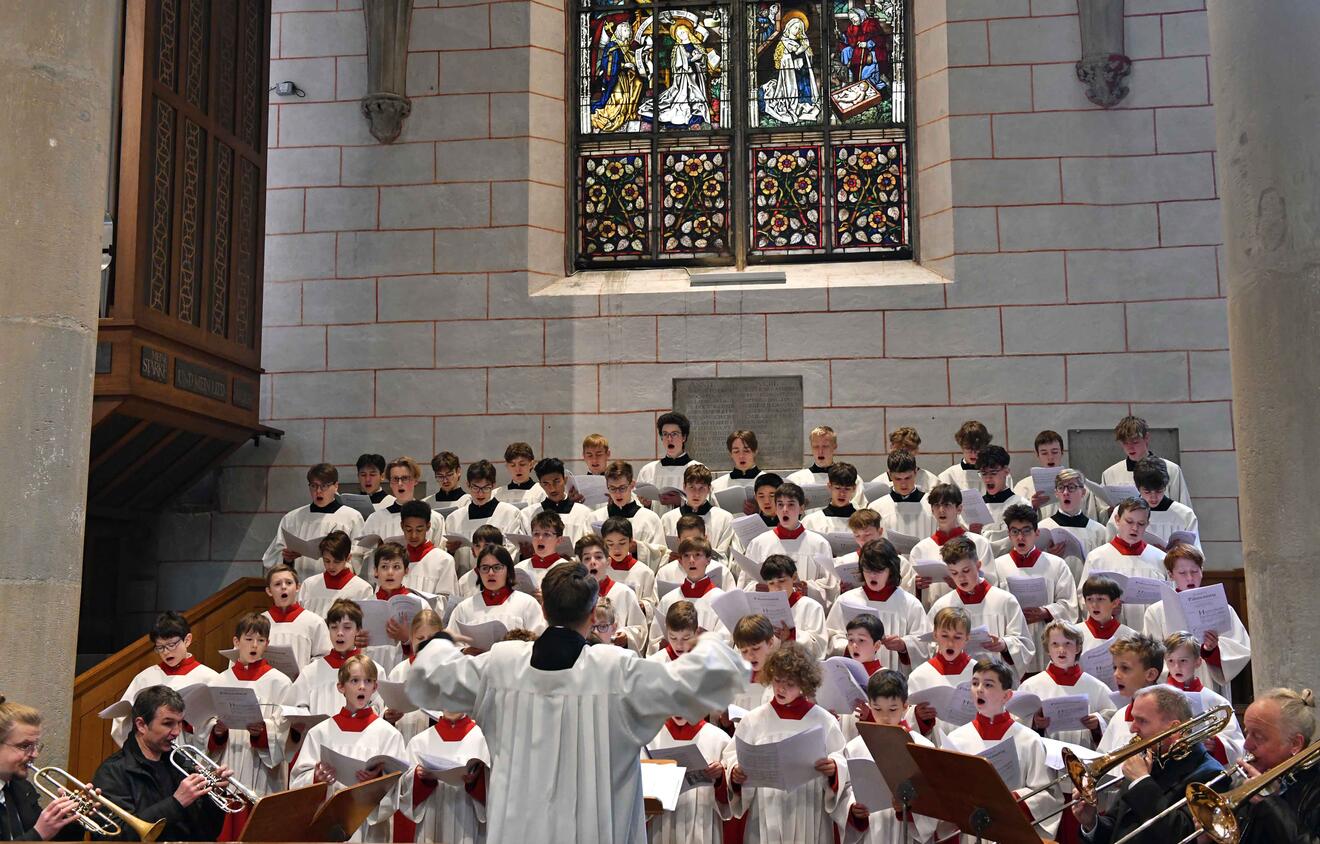 Palmsonntag im Augsburger Dom (Foto Nicolas Schnall pba) 8