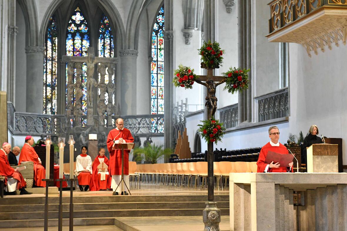 Palmsonntag im Augsburger Dom (Foto Nicolas Schnall pba) 9