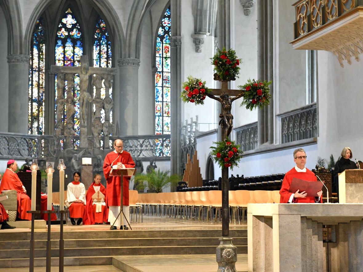 Palmsonntag im Augsburger Dom (Foto Nicolas Schnall pba) 9