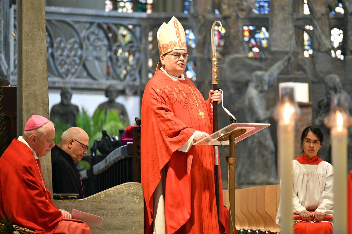 Palmsonntag im Augsburger Dom (Foto Nicolas Schnall pba) 11