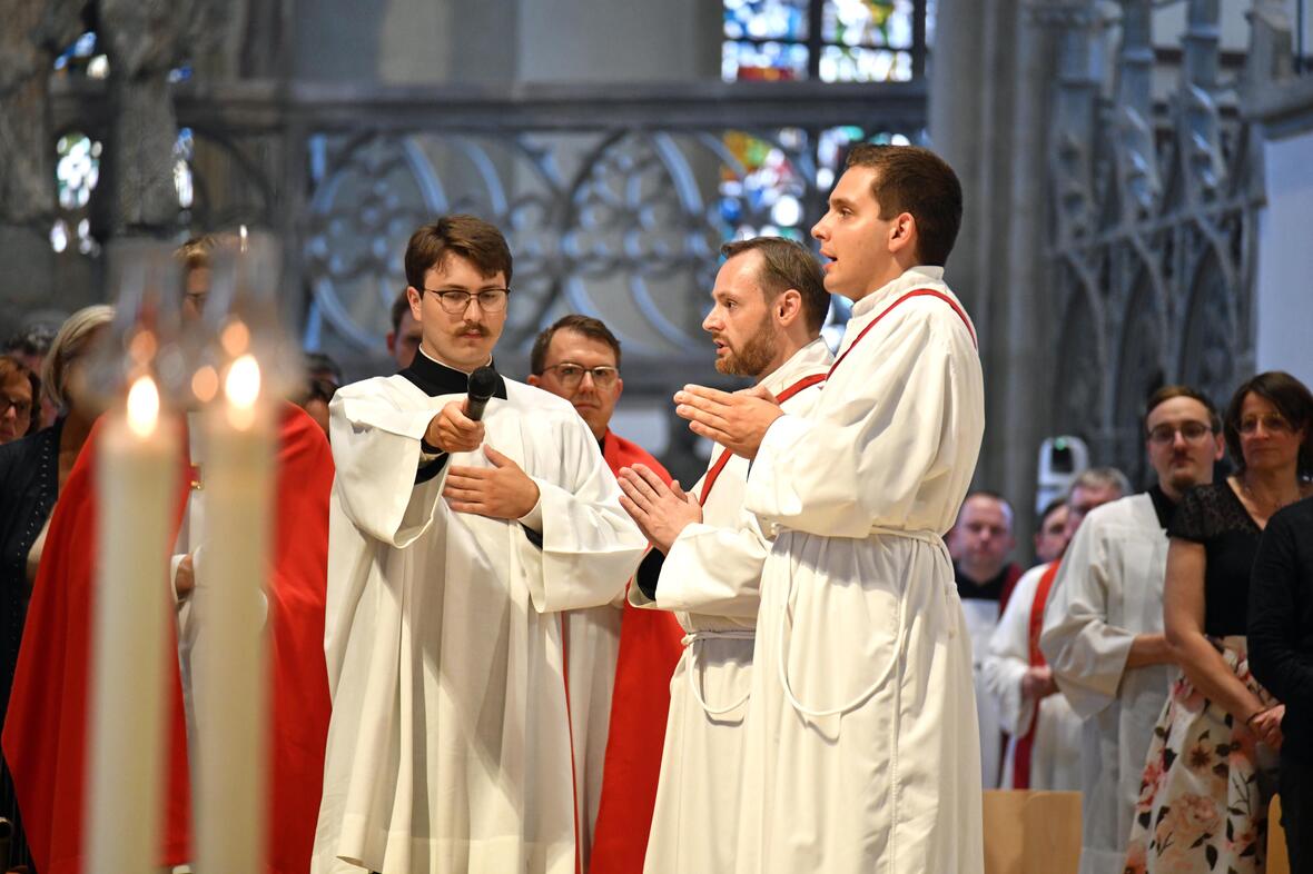 Priesterweihe im Augsburger Dom 2025 (Foto Nicolas Schnall pba) 09